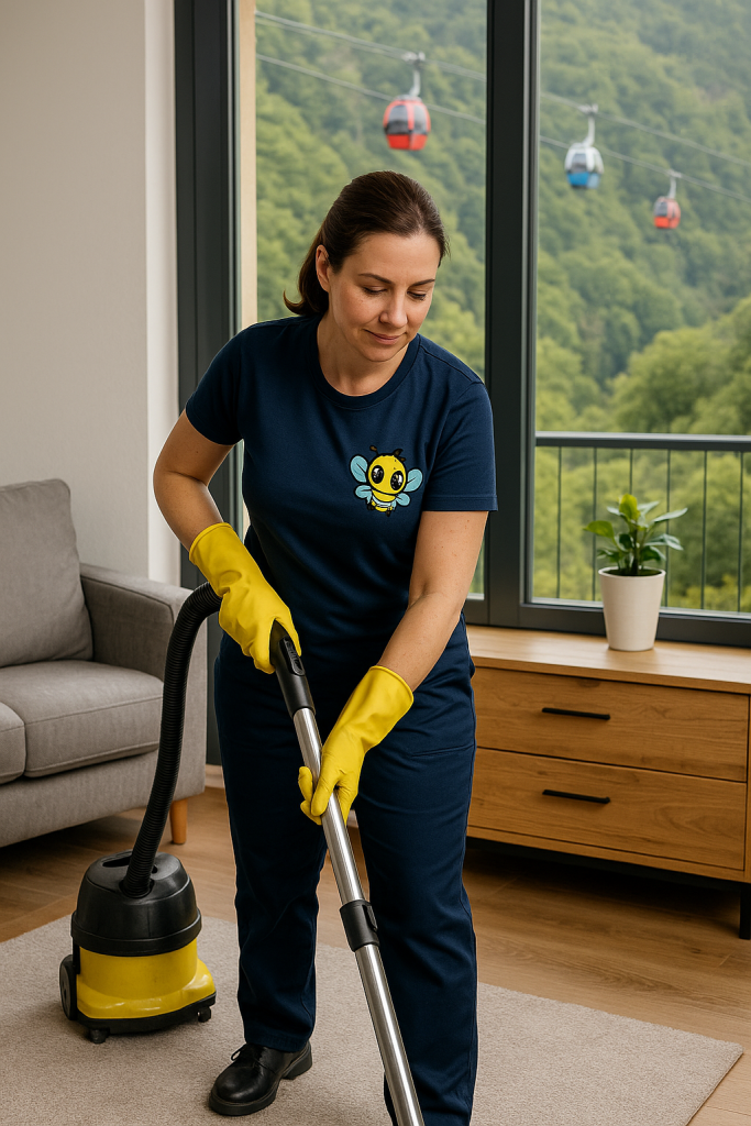 Reinigung einer Ferienwohnung in Thale durch die Hausbienen